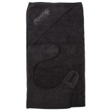 Baby towel wrap anthracite