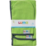 Towel and wash mitt Lime Green