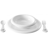 Dinner set Lucky Quotes White
