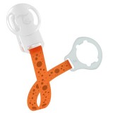 Pacifier clip Orange