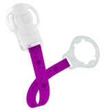 Pacifier clip Purple