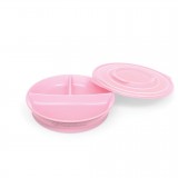 Divided plate Pastel Pink