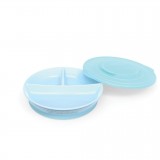 Divided plate Pastel Blue