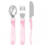 Cutlery steel Pastel Pink