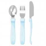Cutlery steel Pastel Blue