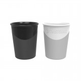Cup 170ml Pastel Black/white