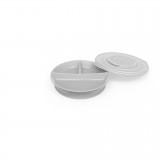 Divided plate Pastel Grey