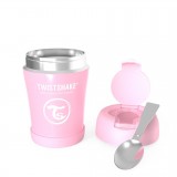 Stainless Steel Food Container Pastel Pink