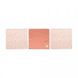 Muslin face cloths 3pcs. Fabulous Wish Pink