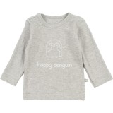 T-shirt Happy Penguin grey