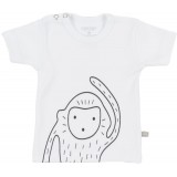 T-shirt Monkey white