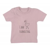 T-shirt Flamazing old pink