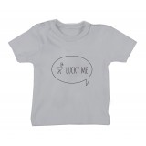 T-shirt Lucky Me grey