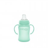 Glass sippy cup 150ml Mint Green