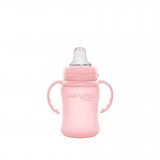 Glass sippy cup 150ml Rose Pink