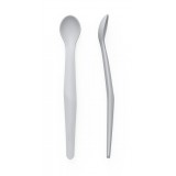 Silicone spoon 2 pieces Quiet Grey