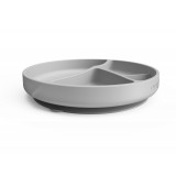 Silicone suction plate Quiet Grey