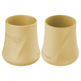 Silicone cup 2pcs Soft Yellow