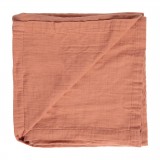 Muslin towel 110x110cm Pure Cotton Pink