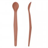 Silicone spoon 2 pieces Nature Red
