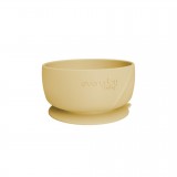 Silicone suction bowl Soft Yellow