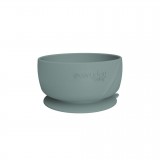 Silicone suction bowl Harmony Green