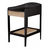 Changing table Wave Black Satin/Wax