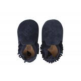 Soft Soles Suede Moccasin Navy S