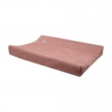 Changing pad cover waves Dusty Pink